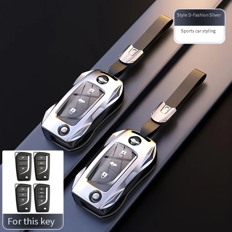 Suitable for Toyota Folding Key Cases for Camry, Corolla, RAV4, Levin, Reiz, Venza, Land Cruiser and Highlander