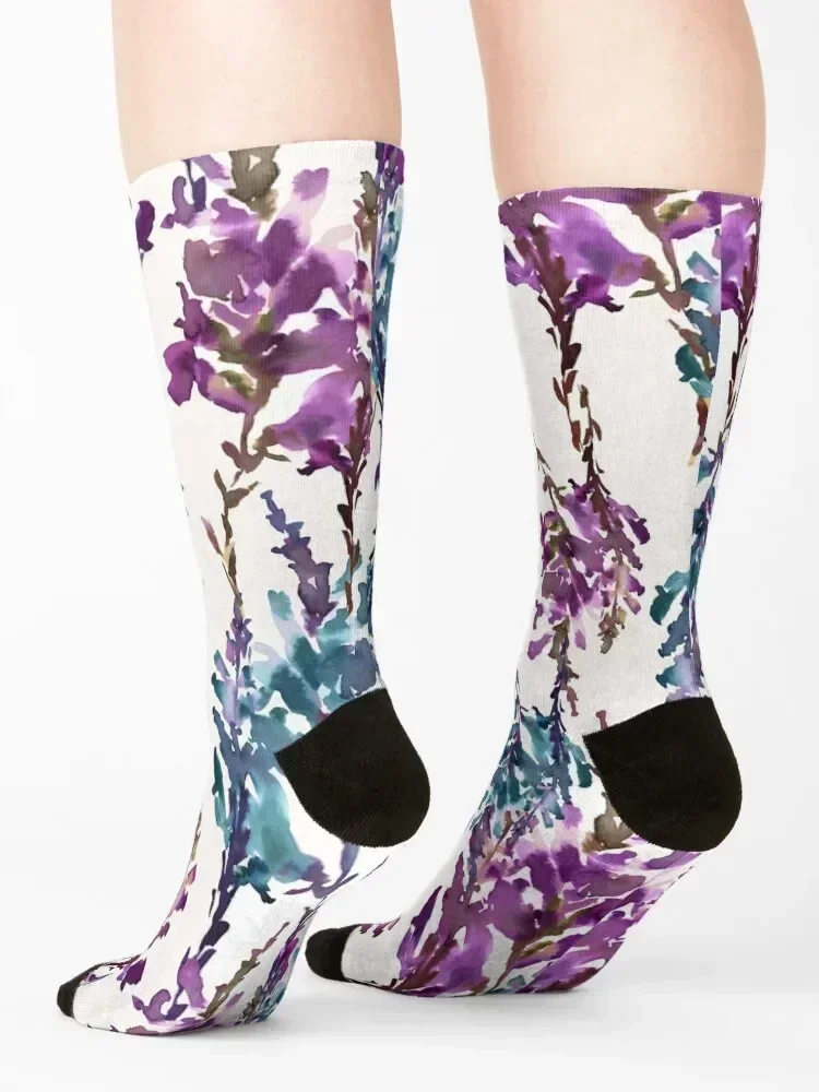 جوارب بتصميم زهور الخنصر النباتي من سنابدراجون، هدايا مضحكة، جوارب كرة القدم الشتوية للجولف للرجال والنساء #4