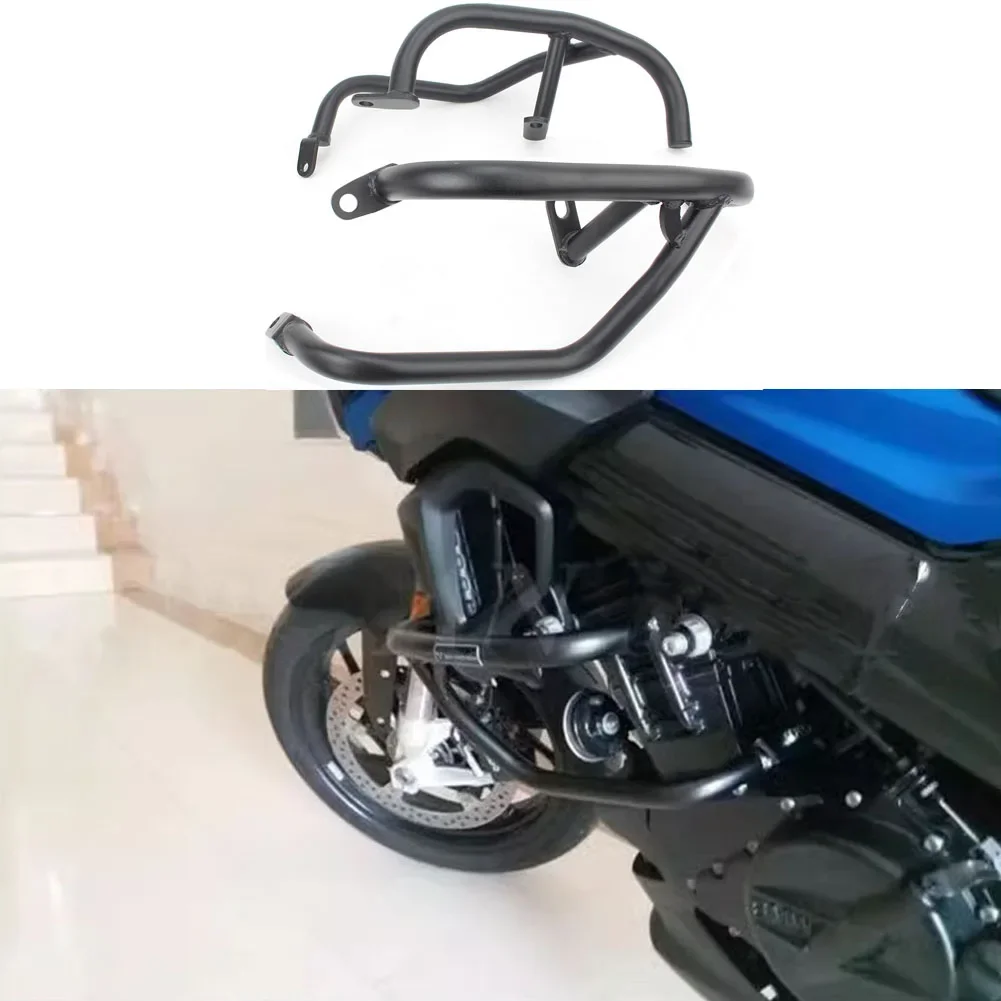 ALLGT Motorcycle Engine Crash bars Protection For BMW F800R 2010 2011 2012 2013 2014 2015 Black