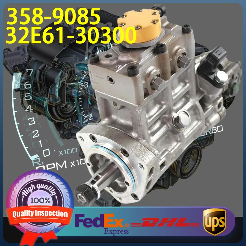 358-9085 Fuel Injection Pump 32E61-30300 for Caterpillar CAT Engine C4.2 Excavator 314DLCR 315DL 319D 311DLRR 312D 314DCR