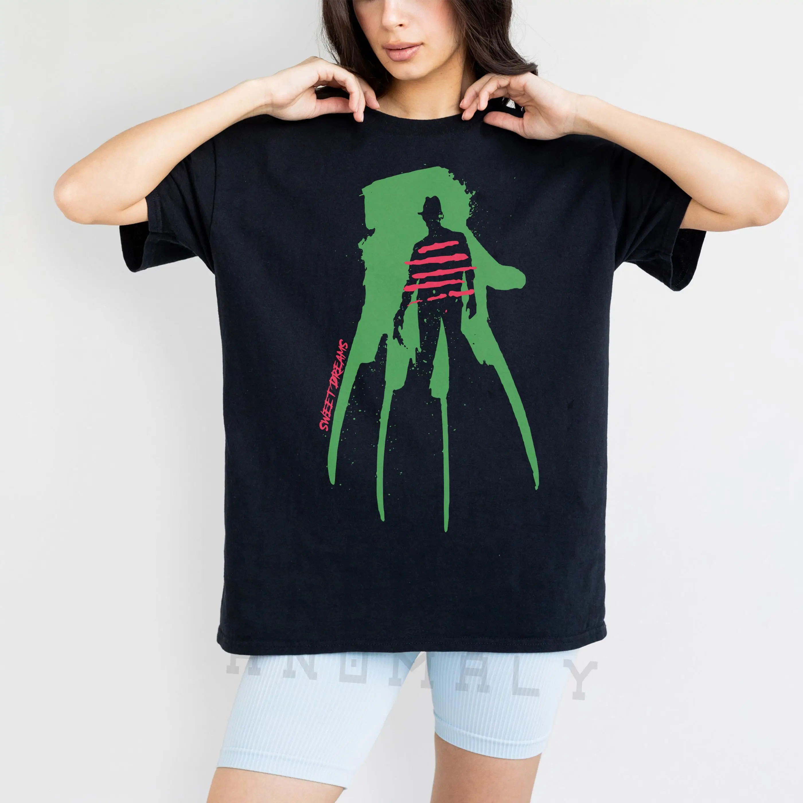 Freddy Nightmare Graphic Tee: Retro 80er Jahre Elm Street Horrorfilm Shirt Geschenk Vintage Retro Film Shirt Halloween Geschenk