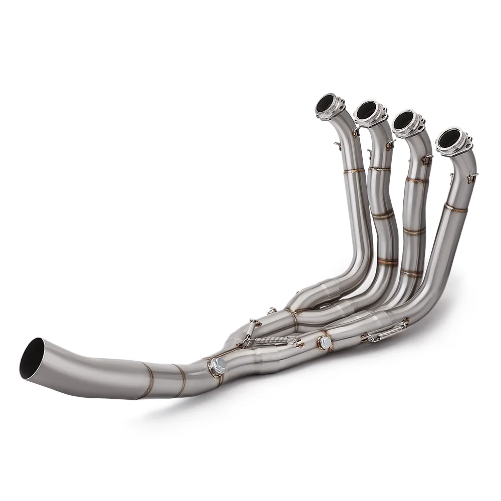 

STLF 60mm Exhaust Header Link Pipe for S1000RR 10-18 S1000R 15-18 Motorcycle Muffler Escape Mid Pipe Slip on Stainless Steel