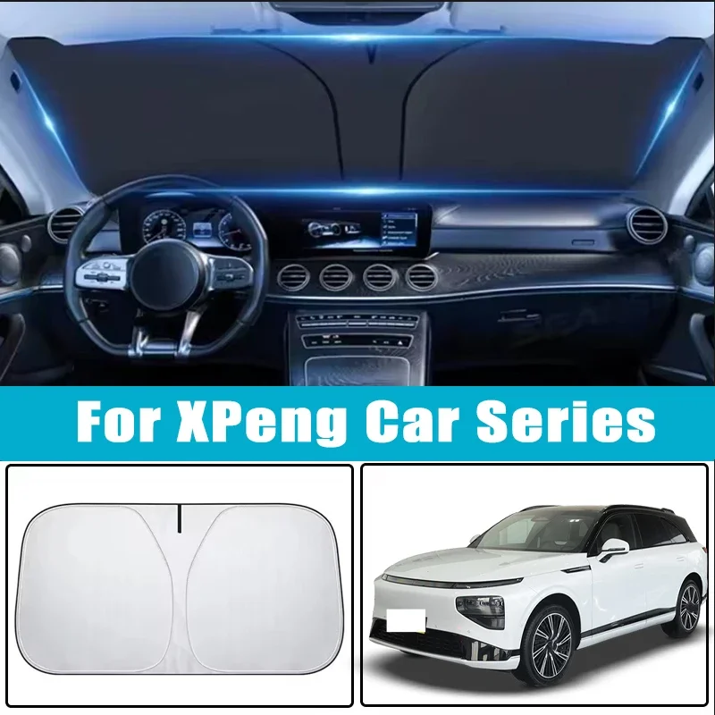 

Car Windshield Sunshade for XPeng P5 P7 P7+ G3 G6 G9 X9 MONA M03 Front Window Sun Shade Heat Insulation Auto Accessories