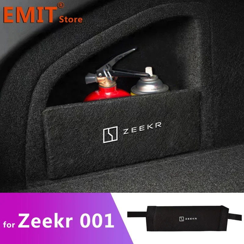 Rear Storage Compartment Partition Fit for Zeekr 001 Rear Spare Partition Rear Trunk Storage Box Interior Modification