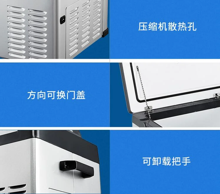 Alpicool كبير ضاغط سيارة ثلاجة 40L سيارة المنزل الاستخدام المزدوج عنبر مكتب ثلاجة صغيرة الفريزر التبريد في الهواء الطلق