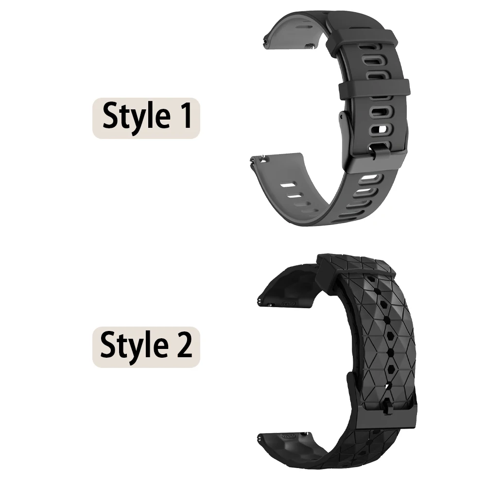 20mm 22mm Rubber Sports Strap For COROS PACE 2 Band For COROS APEX Pro APEX 46/42mm Bands Silicone Soft Wrist Replace Accessorie