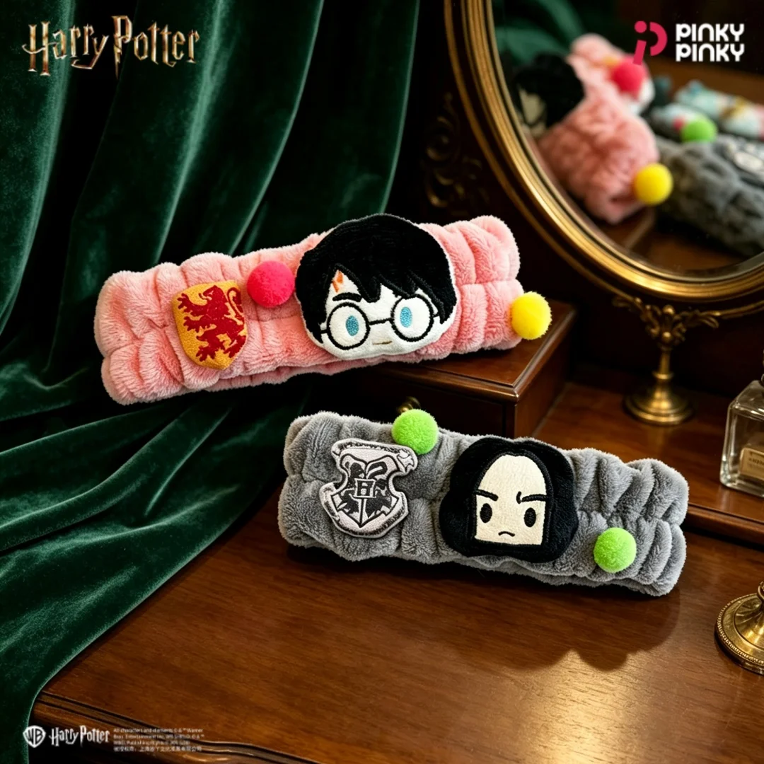 Pinky Harry Potter Plush Hair Band Blind Box Cute 3D Figure for Daily Halloween Christmas Birthday Gift for Students Fans Women view 4