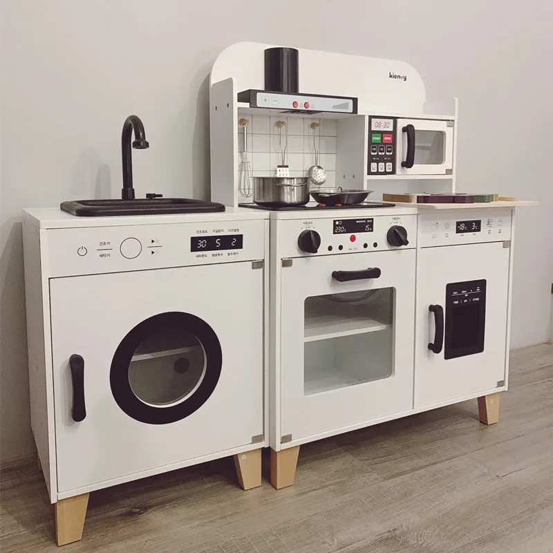 

Exported to Korea Children's Play House Simulation Optoelectronic Kitchen Toys Can Come Out of the Water Girl Cooking Cooking Se