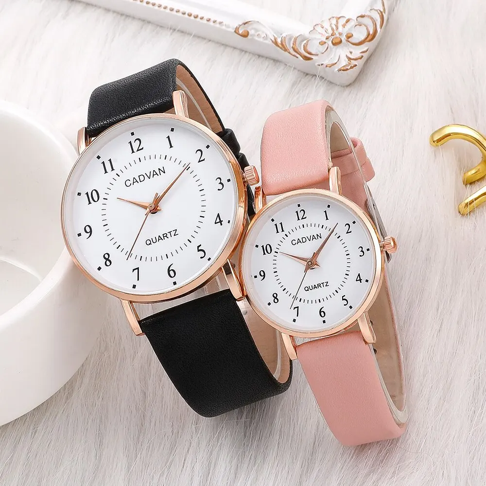 2pcs Couple Watches Watch For Women Men Waterproof Clock Male Calendar Quartz Wrist Watches Leather Ladies Man Watches