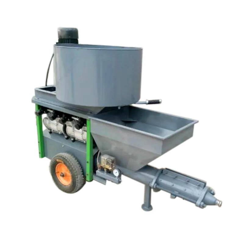 Multifunctional Cement Mortar Spraying Machine Electric Diesel Mini Stucco Pump Cement Sand Mortar Spraying Machine