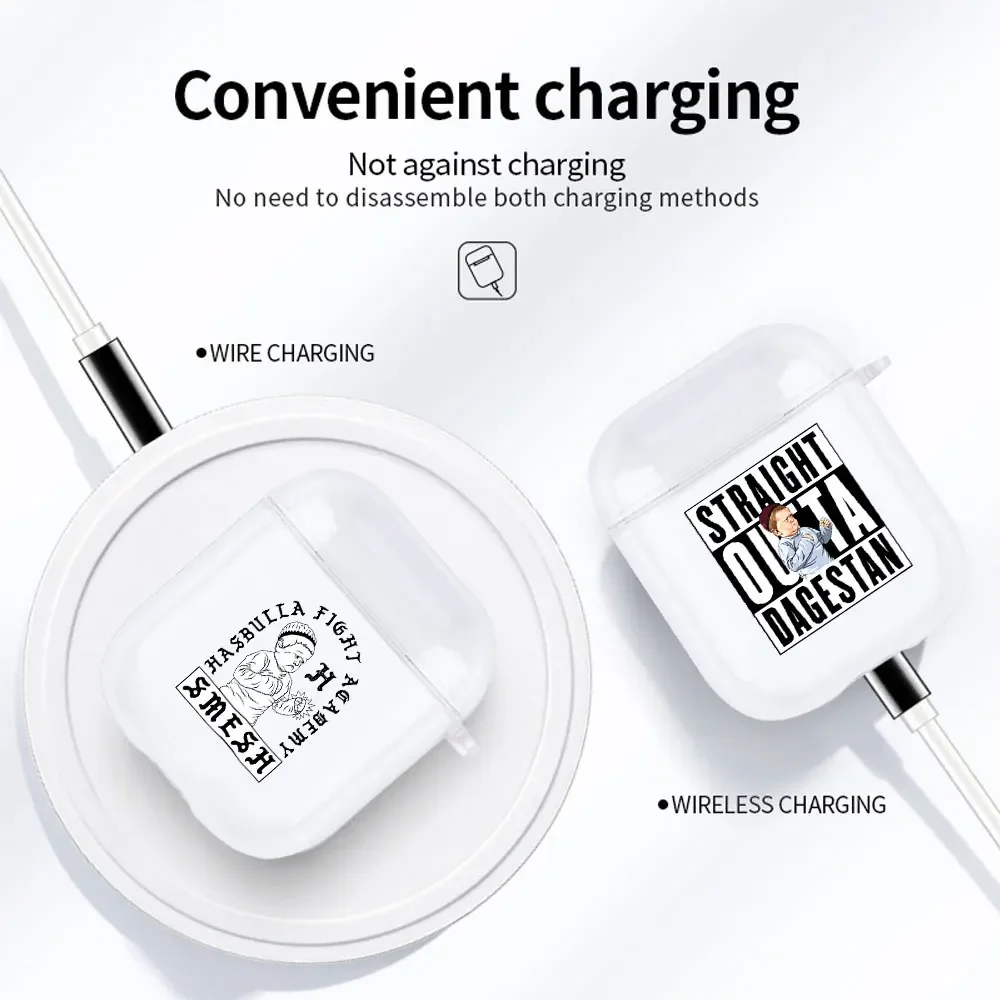 Funny Hasbulla Earphone Case for Apple AirPods 1 2 3 3rd 4th 4 Cases Clear Soft Charging Box for Pro 2nd Protective Cover Shells