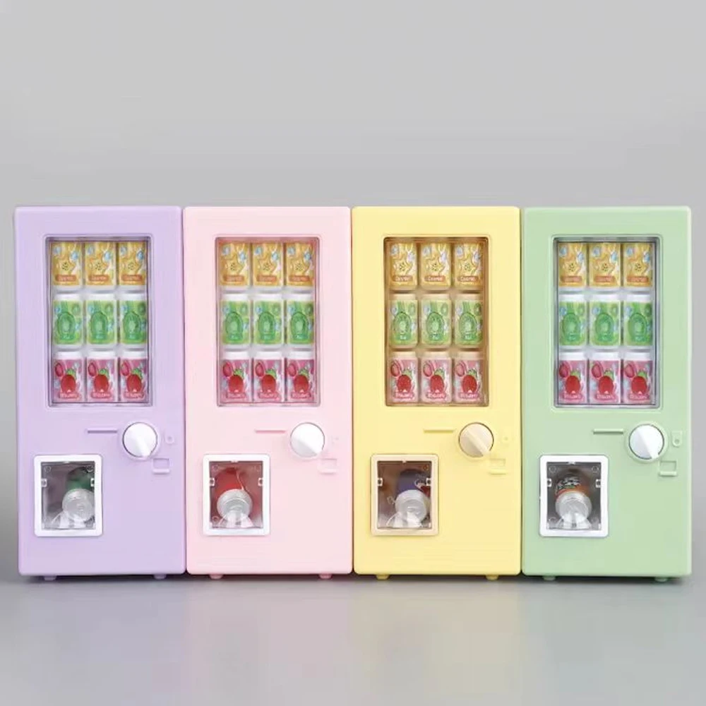 1/12 Mini Getränkemaschine Supermarkt Kann Getränkeautomat Spielhaus Modell Szene Küche Spielzeug Puppenhaus Möbel Modell – Detail 5
