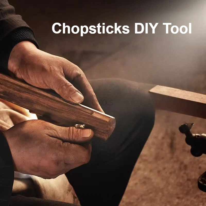 Chopsticks DIY Tools Student Handcrafted Parent Child DIY Interactive Set Creative Wooden Chopstick Making Solid Wood Anti Slip