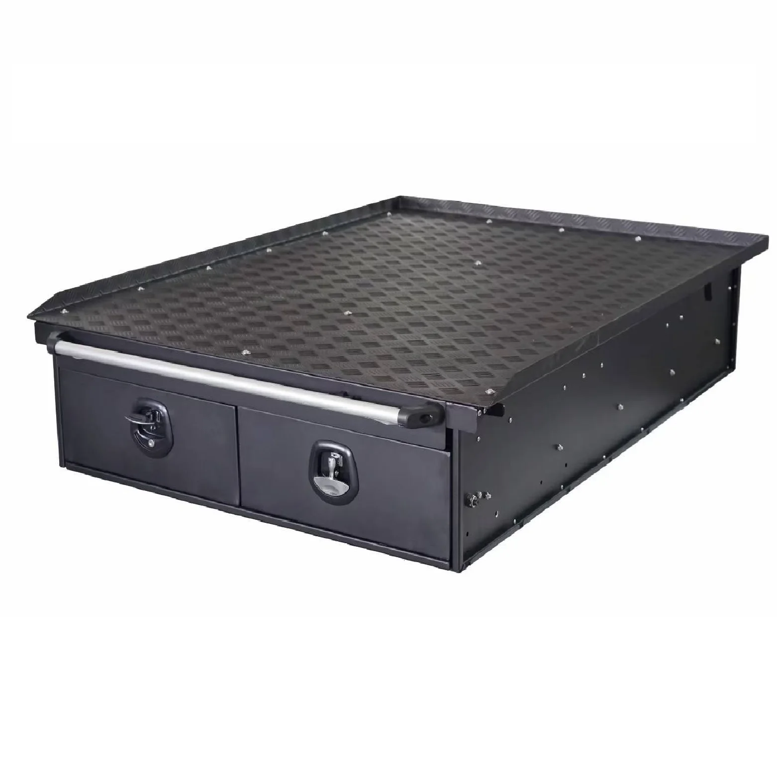 

Aluminium Alloy Luxury Rear Interior Kits Pickup Truck Bed Drawer System with Slider