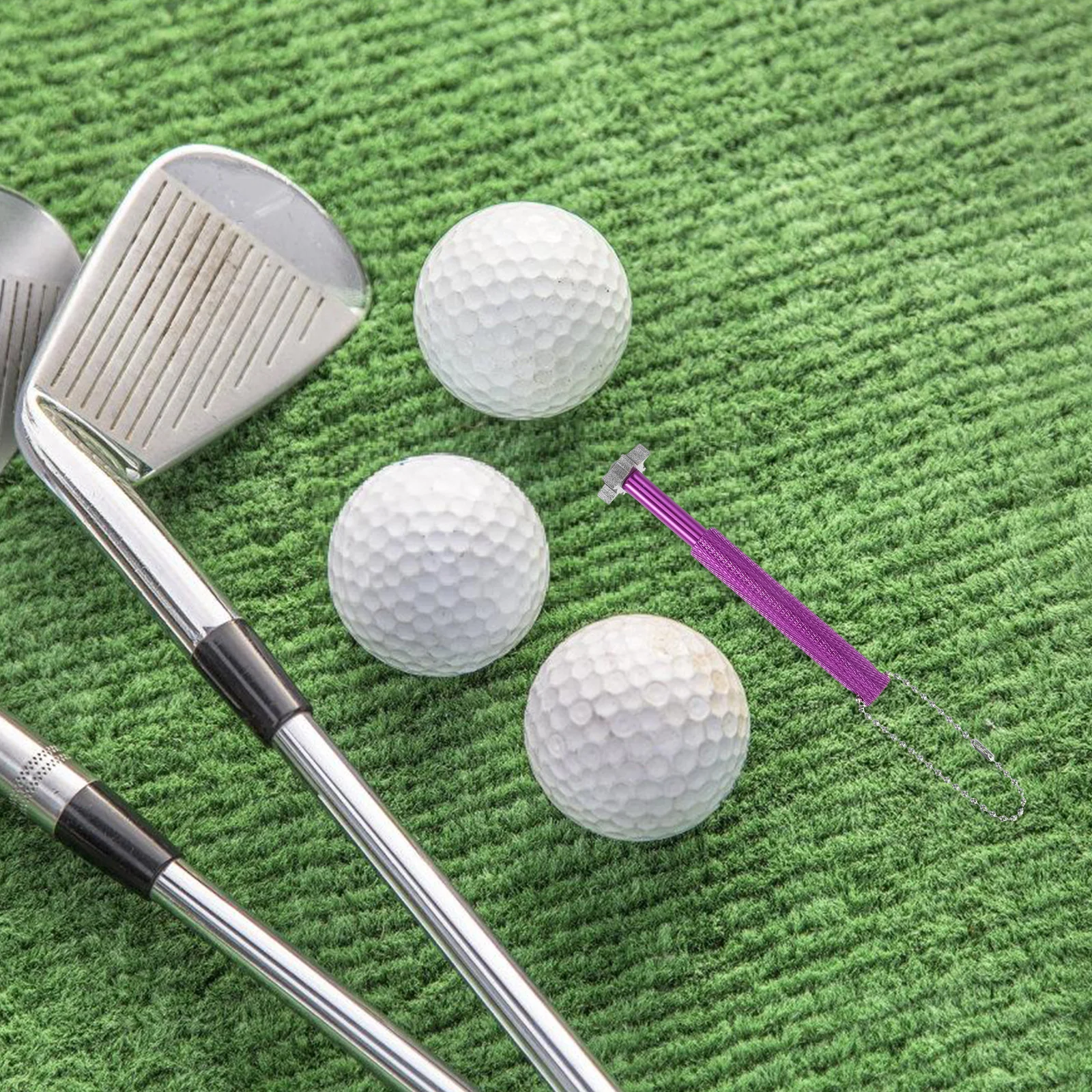 

Golf Club Groove Sharpener Tool 6 Cutters Aluminum Alloy Cleaner U- Accessories Re-grooving Sharpening Repair