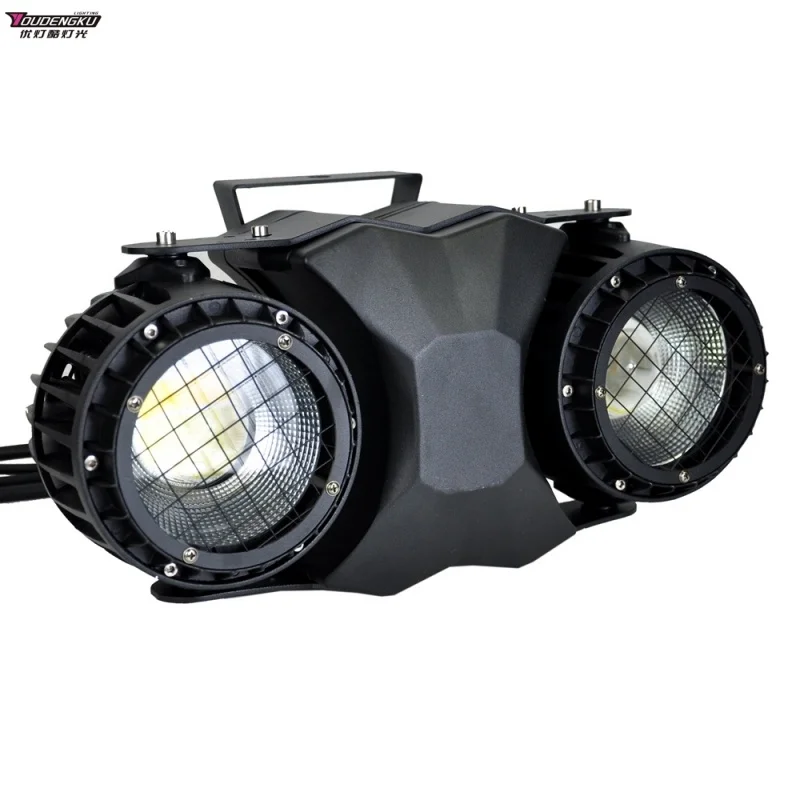 2 pieces 2x100W Blinder Ip65 2eye Blinders WW+CC White Two Eyes Led matrix Blinder Stage Light
