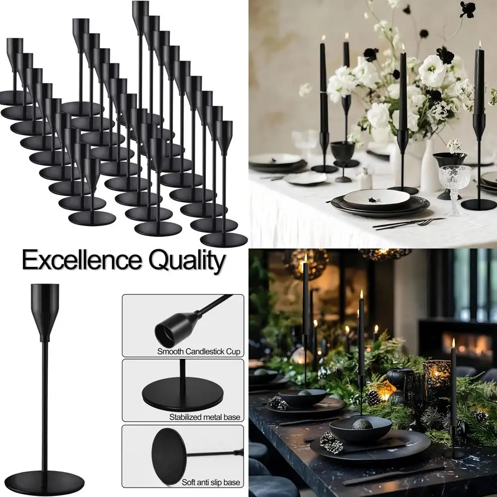 

Оптовые высокие металлические конические подсвечники для центральных украшений свадебного стола, набор из 27 шт., элегантные объемные подсвечники