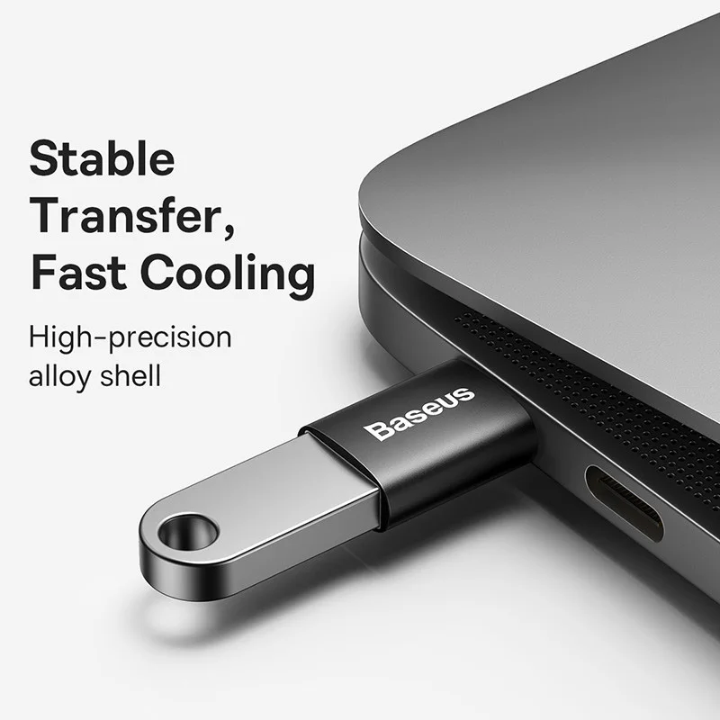 Baseus USB 3.1 어댑터 OTG C타입 USB 어댑터 암 컨버터, 맥북 프로 에어 삼성 S20 S10 USB OTG 커넥터