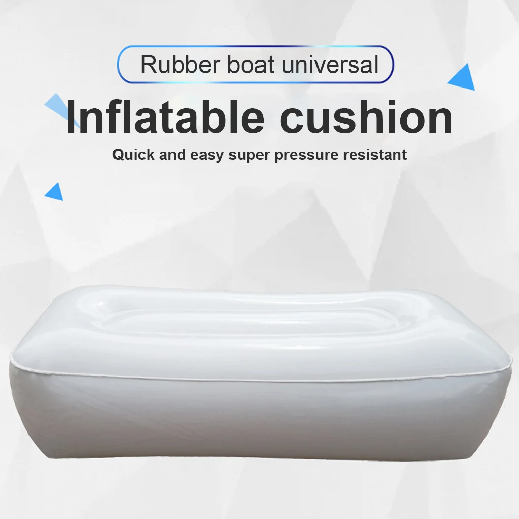 Inflatable Cushion Canoe Kayak Sailboat Seat Pad Comfortable Cushions Portable Rafting Canoeing Fishing Hiking