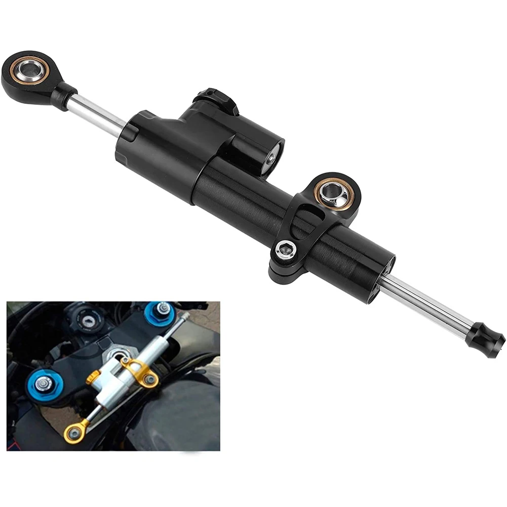 

Motorcycle Steering Damper 330MM Shock Absorber Aluminum Alloy Steering Stabilizer Wear Resistant Motorcycle Retrofit Parts