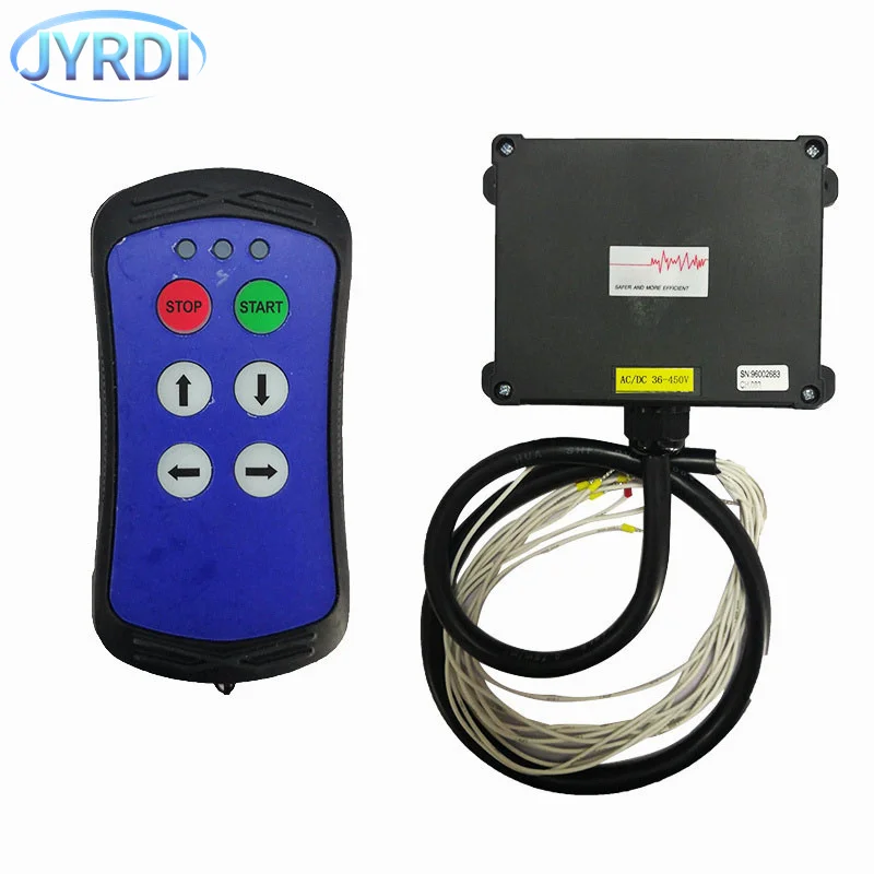 

A400 4 buttons single speed Industrial Wireless Radio Crane Remote Control switches winches Hoist track Crane Lift Controller