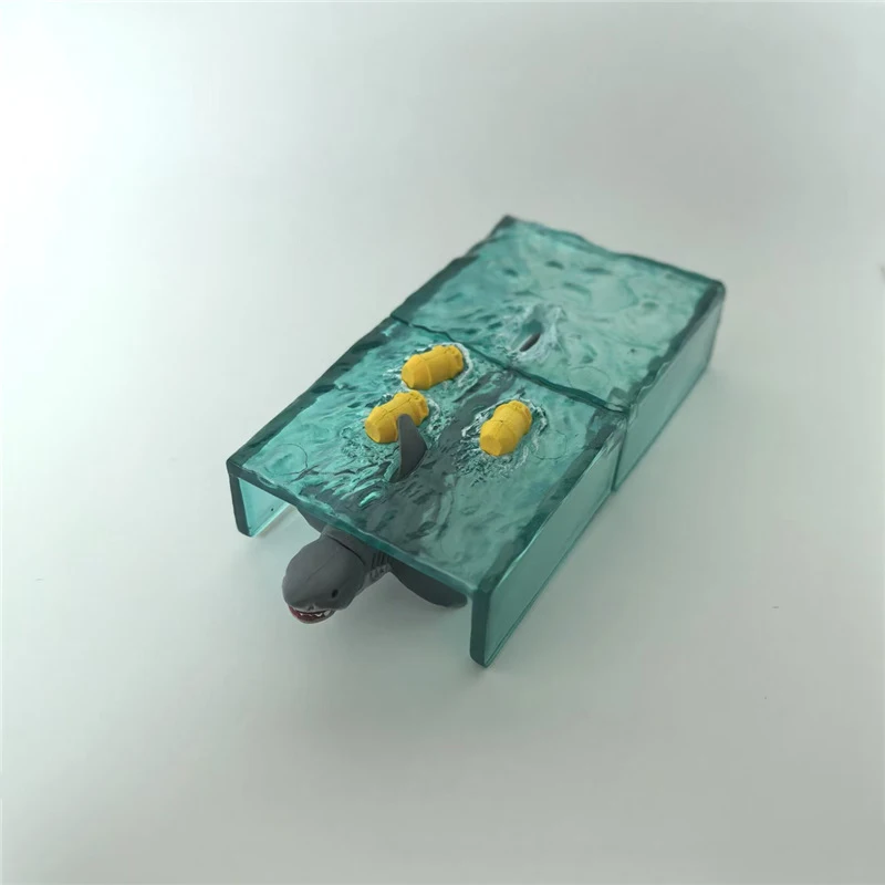 Cartoon Anime Sea Life Jaw Scena Ornamento Giocattolo Teatro Prop Grande squalo bianco Simulazione Giocattolo Figura Modello Collezione limitata Regalo