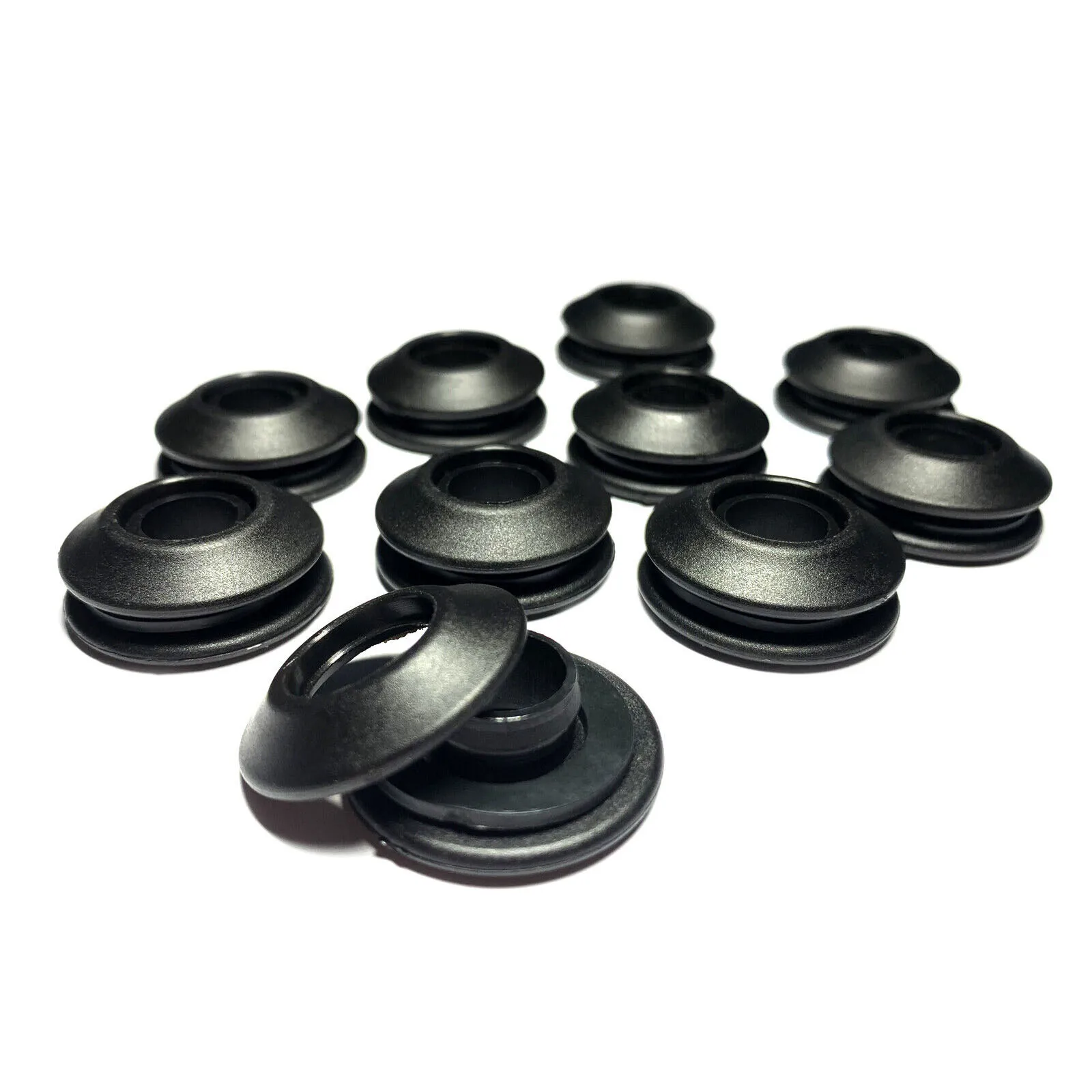 

10PCS Plastic Eyelets Set Quick and Easy Installation Suitable for Repairing Tarpaulins and Securing Solar Covers