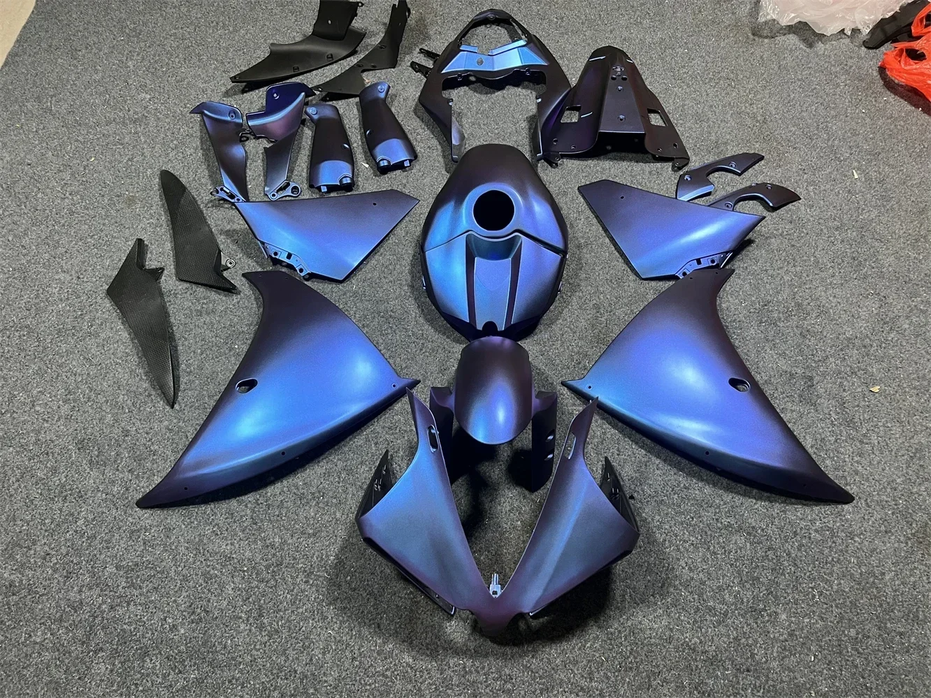 

Motorcycle Fairings Kit Fit For Yzf R1 2009 2010 11 2012 2013 2014 Bodywork Set High Quality ABS Injection New Silver gray Blue