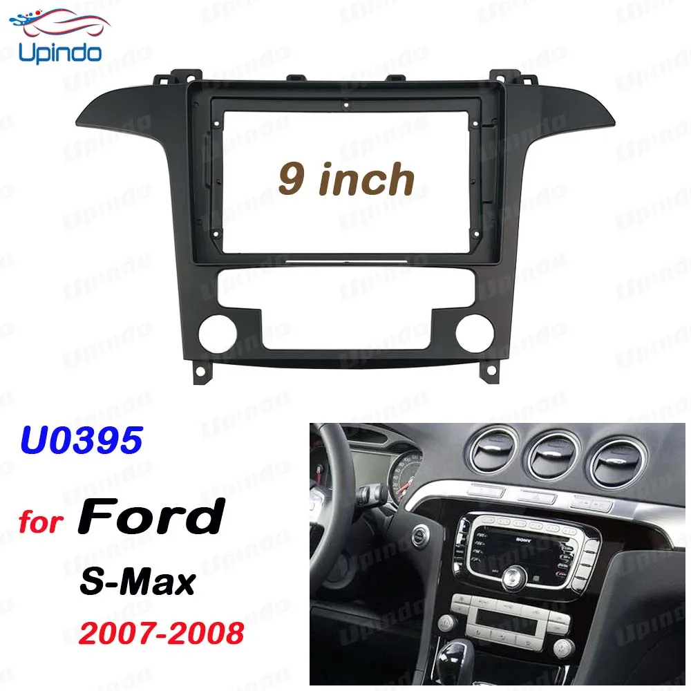 

Автомобильные аксессуары 2 Din 9 дюймов радио Fascia DVD GPS MP5 Панель рамка для Ford S-Max Gallery 2007-2008 Комплект для крепления приборной панели