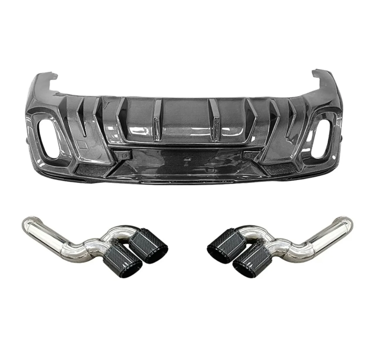 

Suitable for 20-24 Mercedes-Benz GLE Coupe CLE450 GLE350 Carbon Fiber Rear Lip Tail Mouth Spoiler