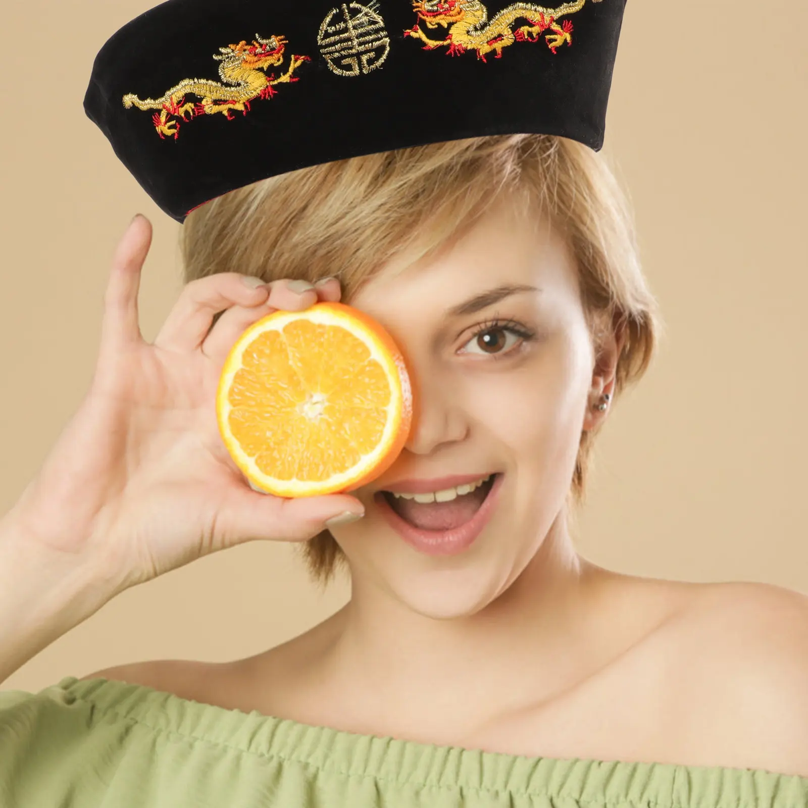 

Королевская шляпа с косами в китайском стиле, реквизит для косплея, традиционный головной убор, аксессуар для праздничного костюма