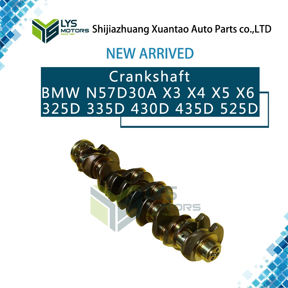 Stock Crankshaft 11217799970 11217809375 11217809375 For BMW N57 N57D30A N57D30B 11217802647 11217802643 11217803495 11217803501