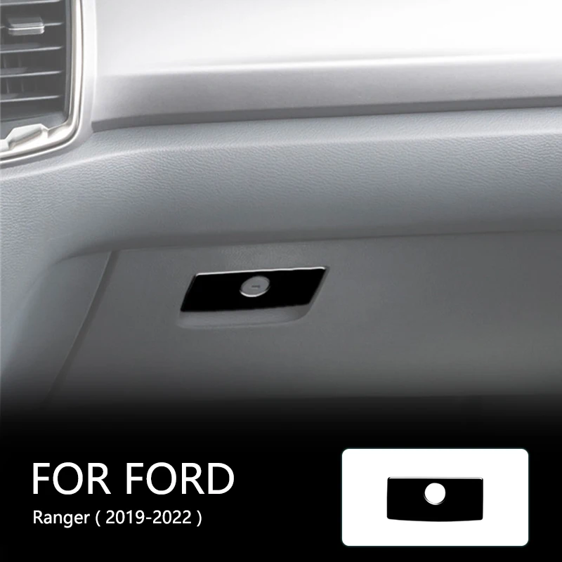 

Glove Box Switch Frame For Ford Ranger 2019 2020 2021 2022 with Navigation with Automatic AC Car Interior Accessories