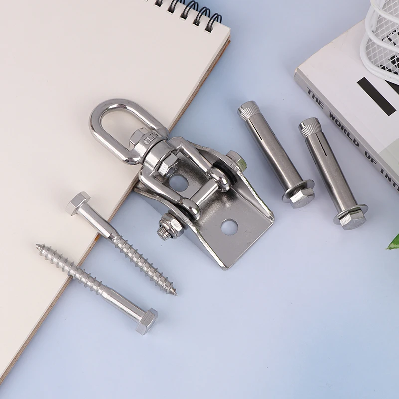 70*40 مللي متر سوينغ تعليق هوك شماعات الفولاذ المقاوم للصدأ تدوير أرجوحة أرجوحة شماعات هوك لوحة ثابتة كرسي معلق عدة الأجهزة