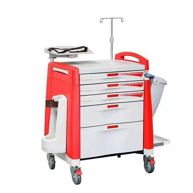 ABS Medical Emergency Rescue Trolley Hospital Crash Cart