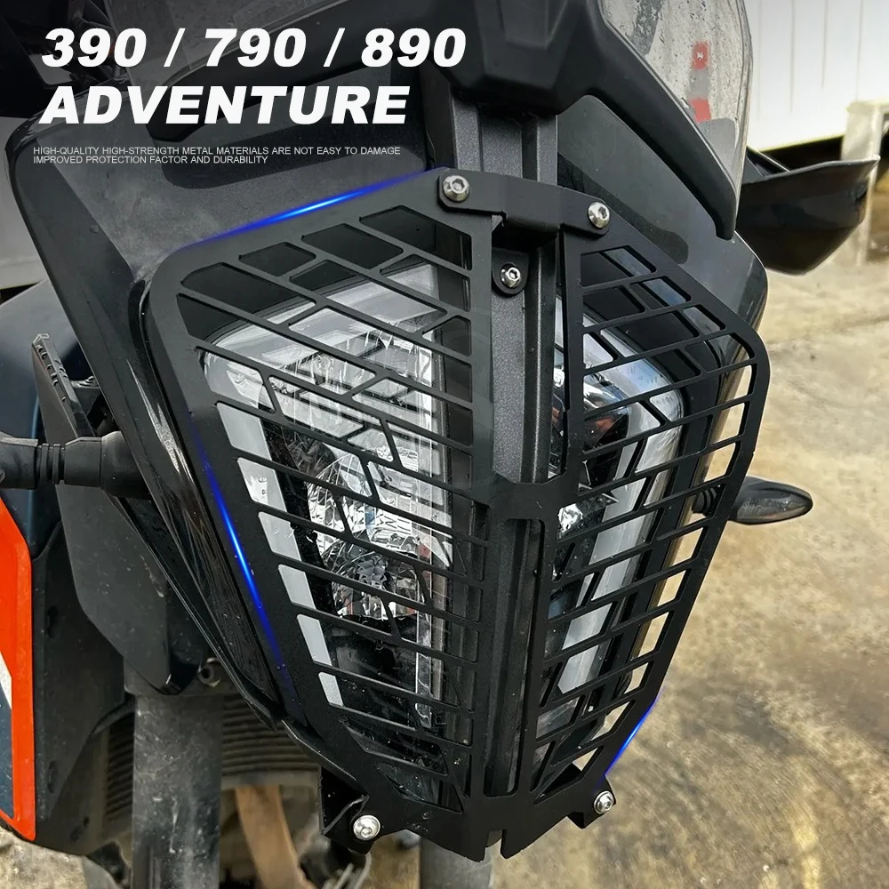 

For 790 Adventure S R 890 Adventure R HeadLight Guard Cover Head Light Grille Protector HeadLight Protector Cover 390 Adventure