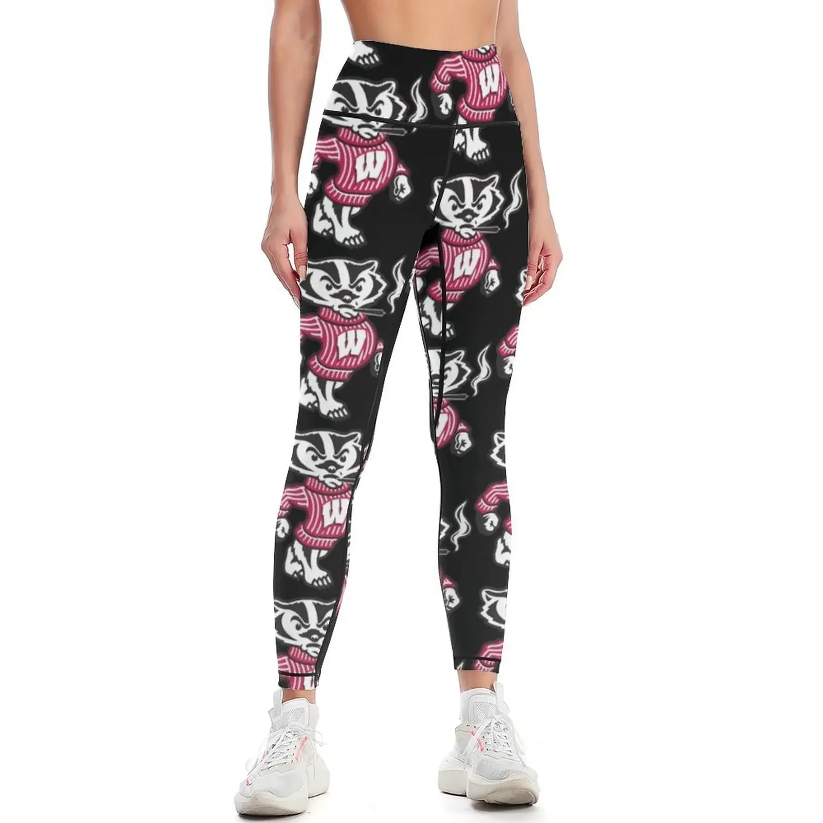 

Stoned Bucky Badger Leggings Women's sports gym pants Female legging pants Women's sportswear Womens Leggings