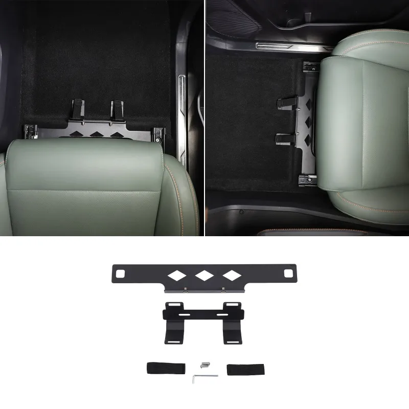 

Carbon Steel For 2024+Chery ICAR 03/Jaecoo J6/Fengyun X3/X3L/X3plus Passenger Seat Under Bracket Storage Rack Car Accessorie