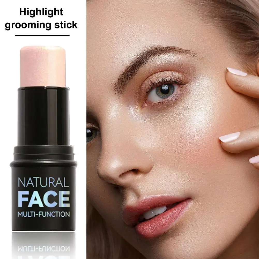 Face Blush Waterproof 3d Face Contour Makeup Stick All-in-one Highlighter Blush Bronzer for Long-lasting Beauty for Fashionable