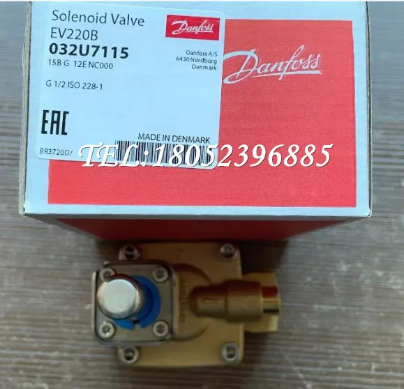 Danfoss Solenoid Valve EV220B 032U7115/7150/8508/016D6065 Genuine Danfoss