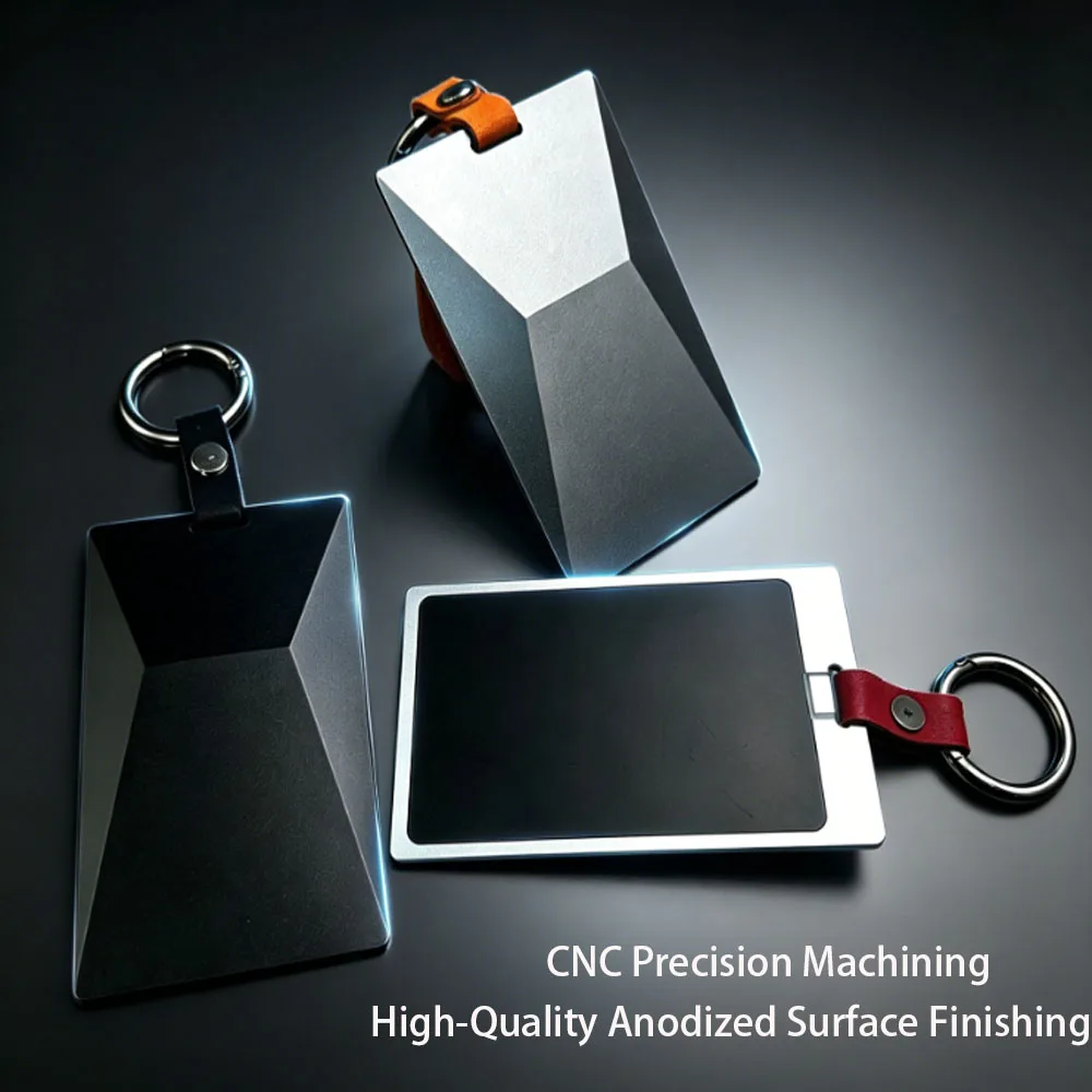 Aluminum Alloy NFC Card Key Protective Case Cyber Style Card Cover for Tesla, for Xiaomi, for Li Auto, for Zeek