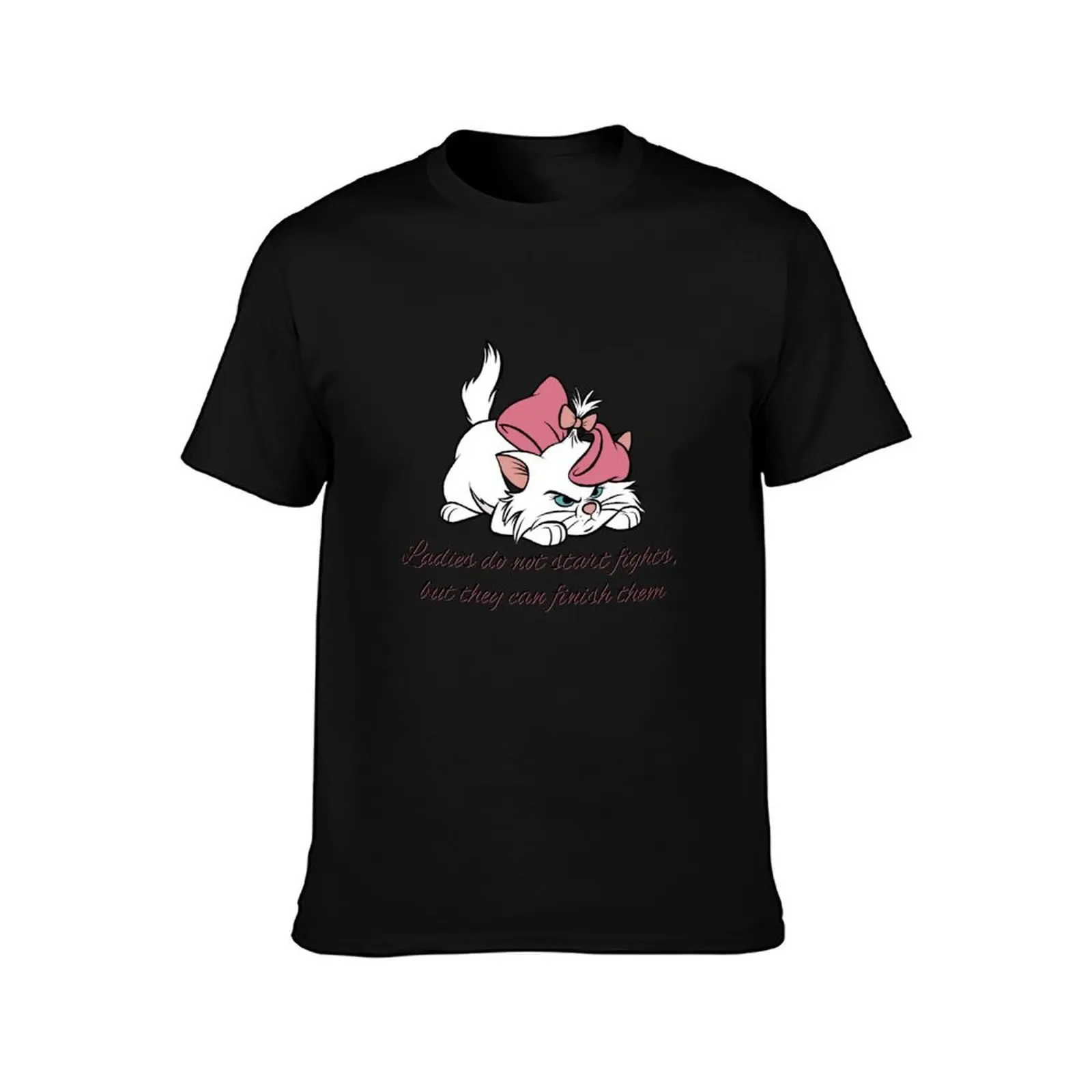 Ladies do not start fights T-Shirt Trendy Pattern for Men T-Shirt