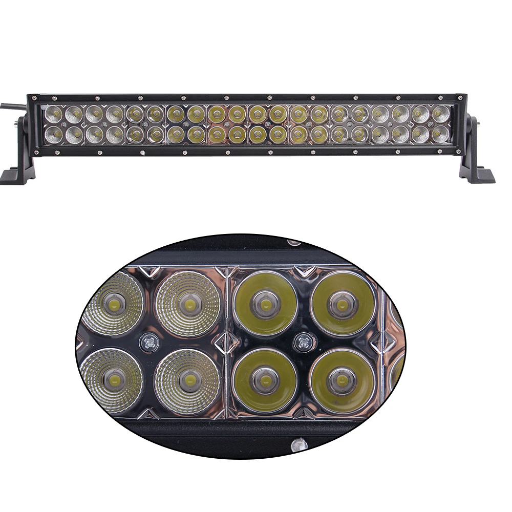 

120W 6000 - 6500K LED Work Light Bar 40 LEDs Combo Beam Landscape Lighting