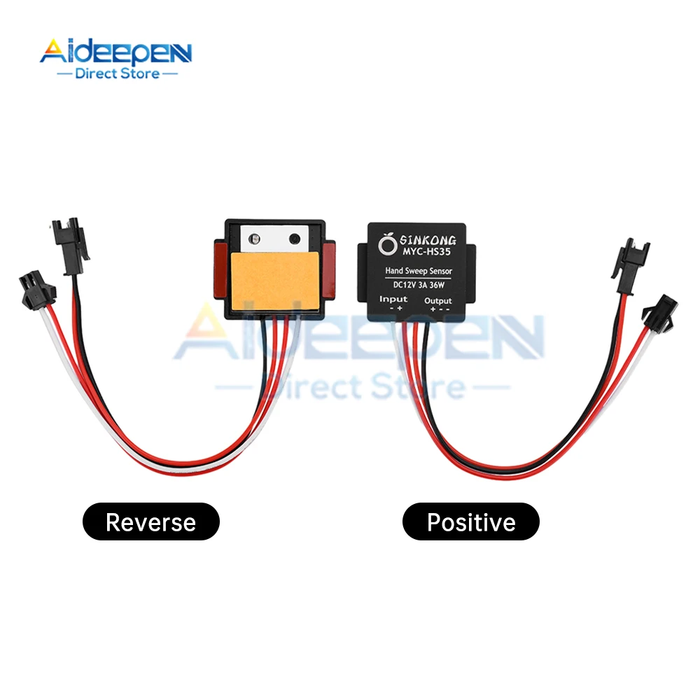 Mirror Hand Scan Dimmer Sensor Switch Bathroom Mirror DC 12V 3A 36W Makeup LED Infinite Dimming Mirror Switch
