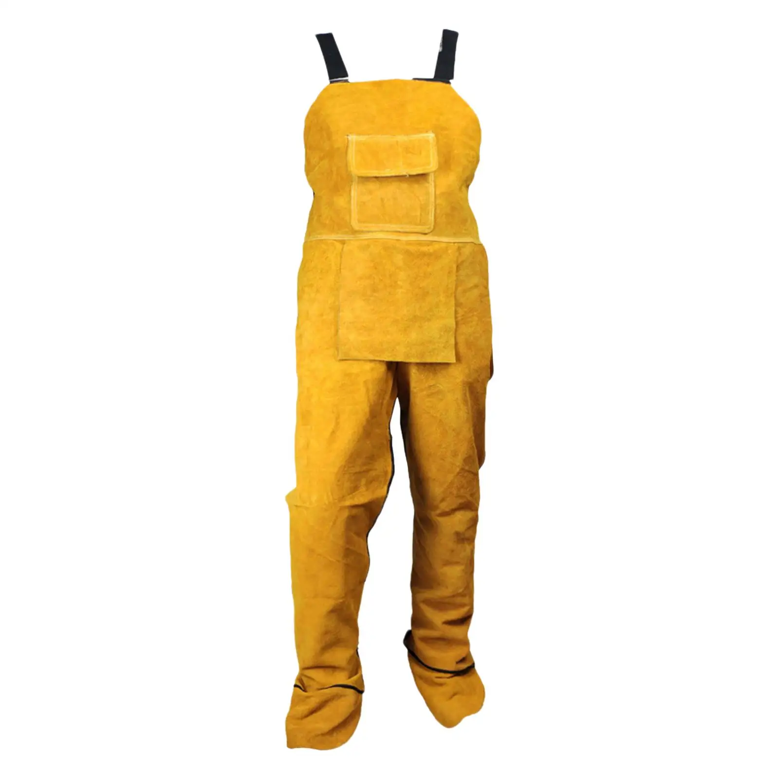 

Leather Welding Split Leg Apron with Pocket Protection for Men