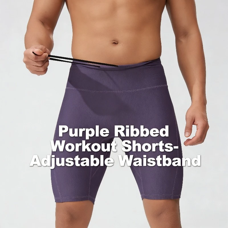 

Брюки для фитнеса на открытом воздухе, новые летние высокоэластичные быстросохнущие мужские компрессионные шорты с несколькими карманами и высокой талией