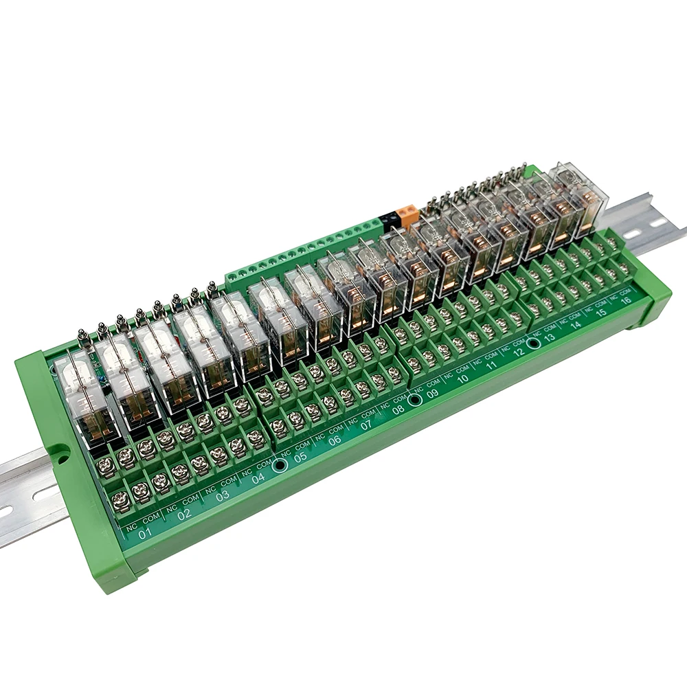 KC868-E16V2 16A DIN Schiene Relais Modul Board Terminal Mit Manuelle Steuerung Taste Tastatur – Detail 7