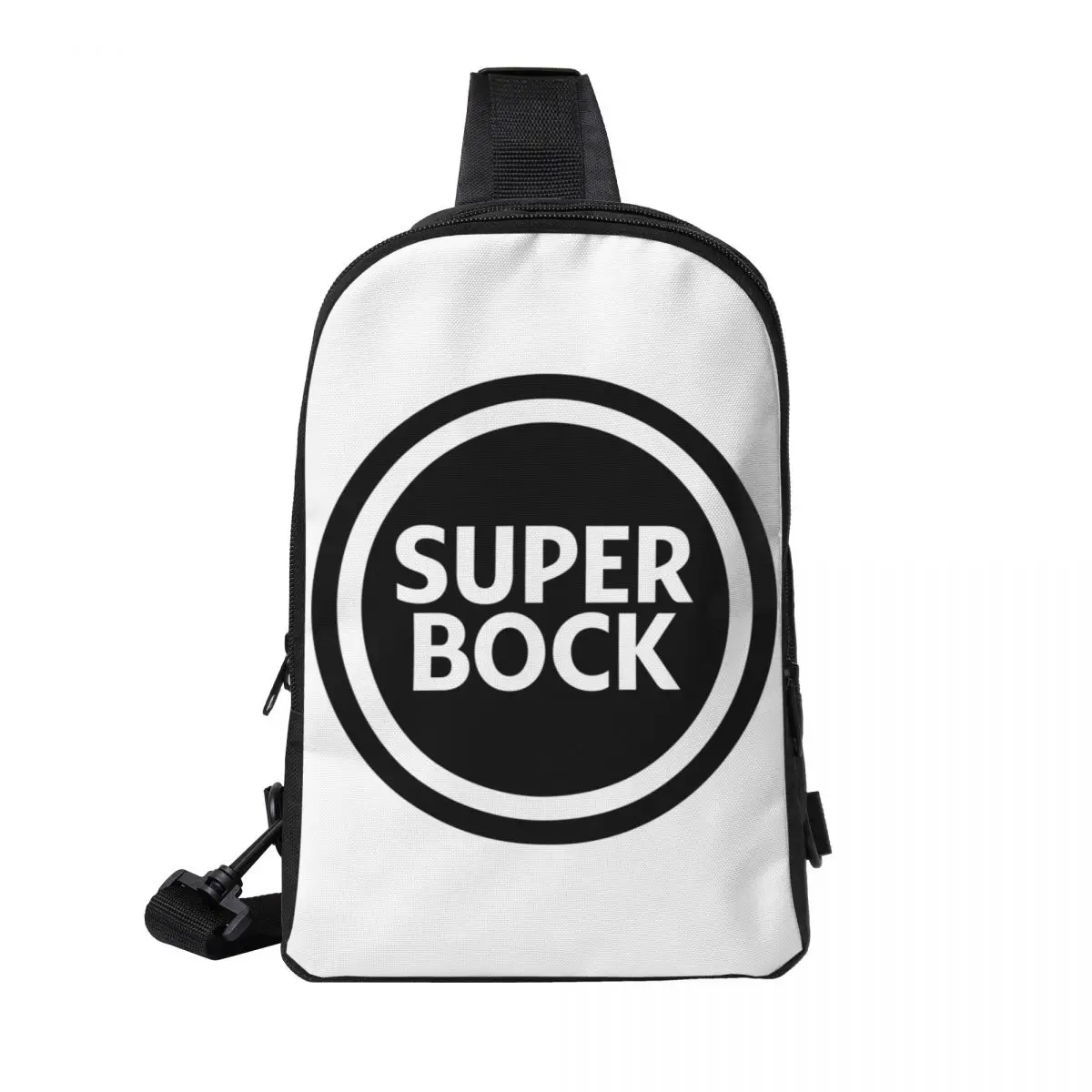 

Super Bock Chest Bag Men Sling Crossbody Backpack Chest Bag Traveling Hiking Daypack Shoulder Bag