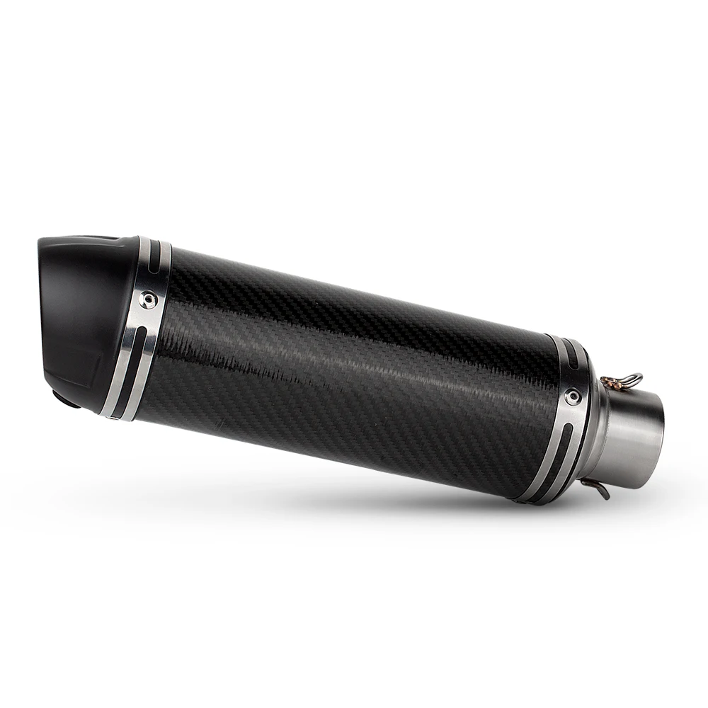 Motorcycle GP CORSA EVO Universal 51MM Exhaust Muffler High Quality for Ninja400 Z400 MT07 R3 Duke390 CBR500R CB300R Escape