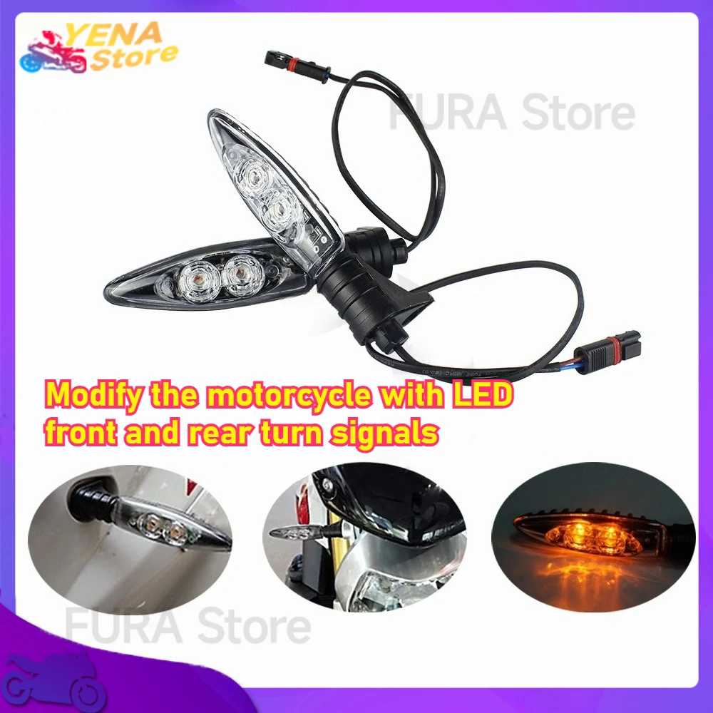 

Motorcycle front or rear LED turn signal indicator motorcycle accessories suitable for BMW F900R/XR S1000RR RNINET Latte